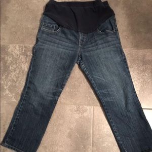 Jean maternity capris